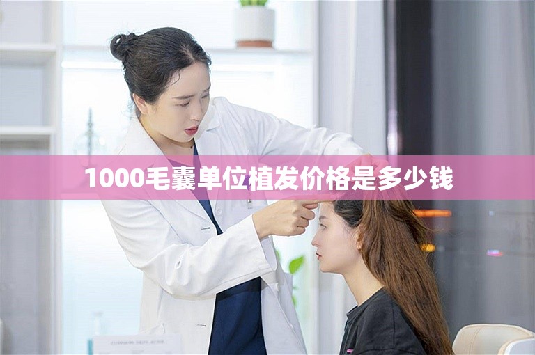 1000毛囊单位植发价格是多少钱