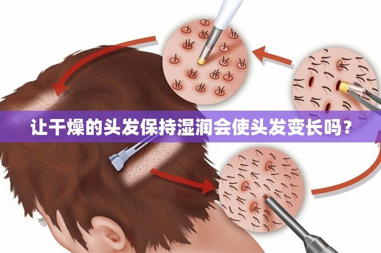 让干燥的头发保持湿润会使头发变长吗？