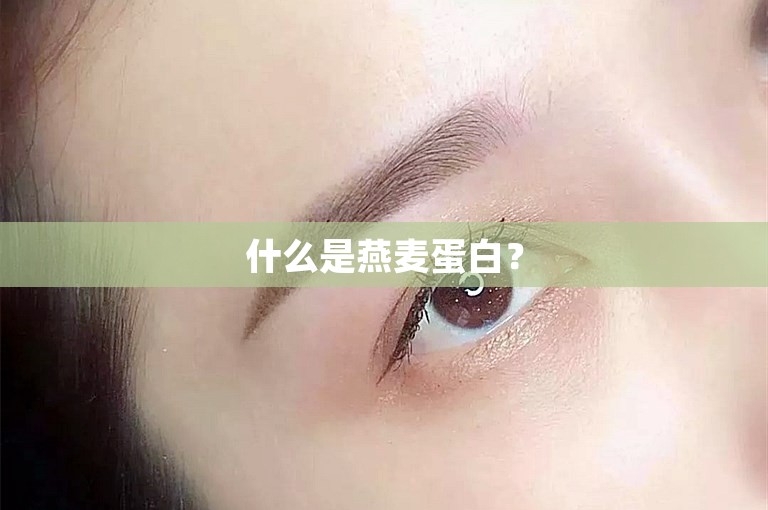 什么是燕麦蛋白？