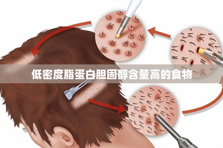 低密度脂蛋白胆固醇含量高的食物