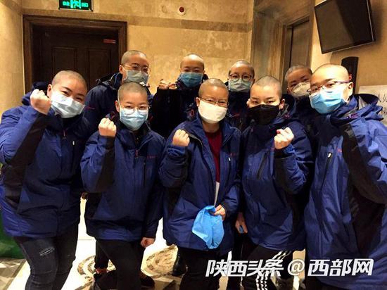 感动！陕西9名女医护人员剃光头发上“战场”